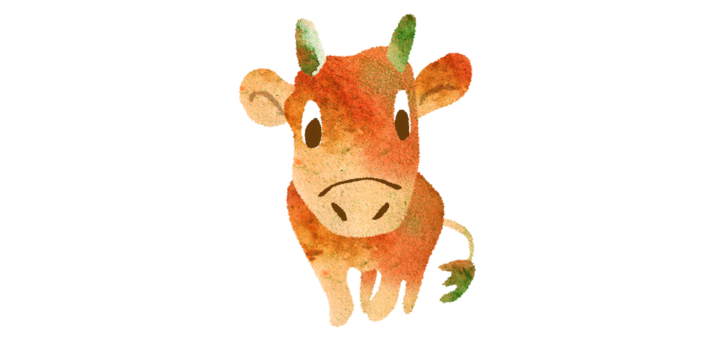 牡牛座のイラスト