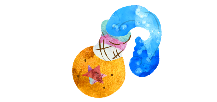 水瓶座のイラスト