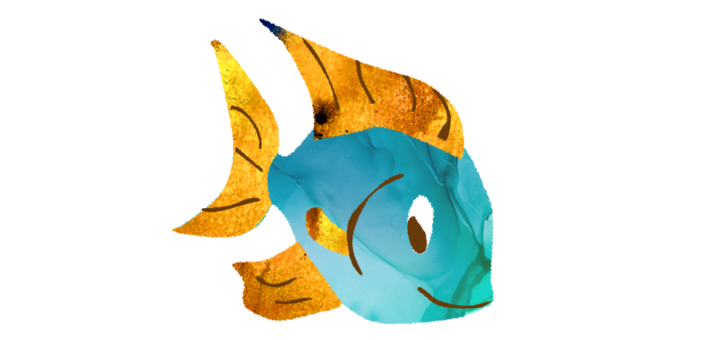 魚座のイラスト