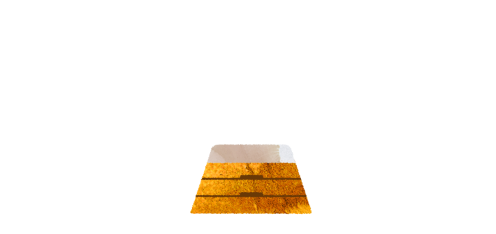 低い跳び箱のイラスト