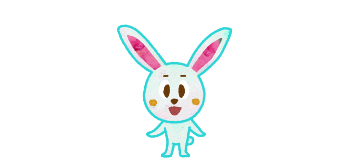 うさちゃんのイラスト