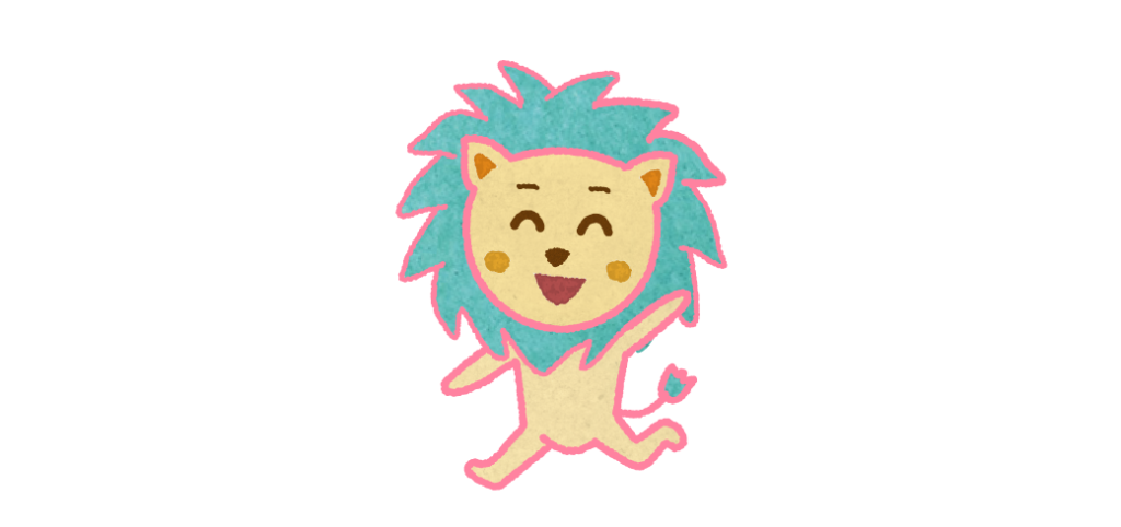 次の記事 走るライオンのキャラクターイラスト