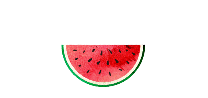 すいかのイラスト