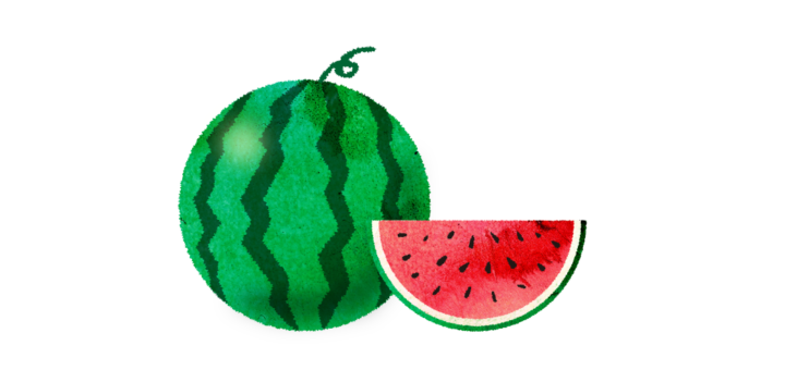 スイカのイメージイラスト