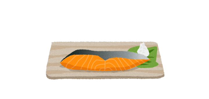 焼き魚のイラスト