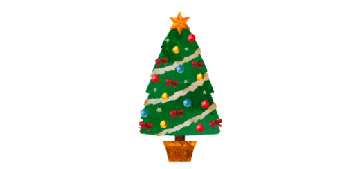 クリスマスツリー（もみの木）のイラスト