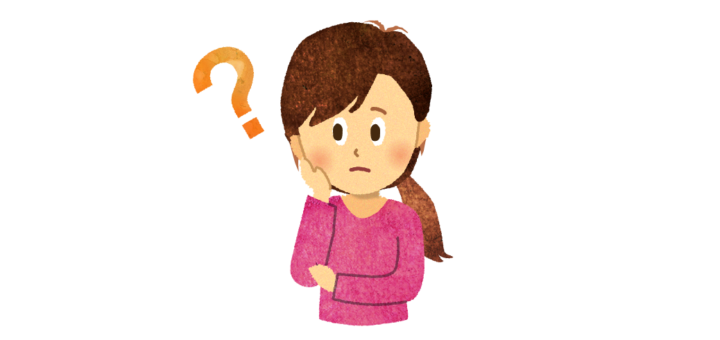 一体どうしたんだろう？のイラスト