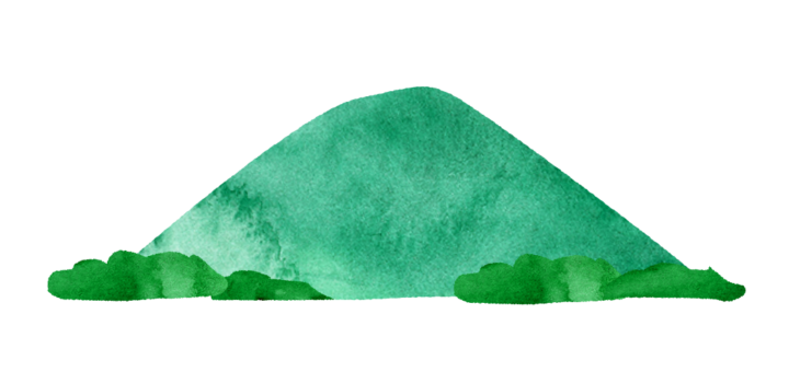 高尾山のイラスト