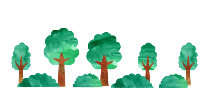 遊歩道のイラスト