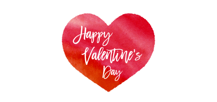 バレンタインハートのイラスト