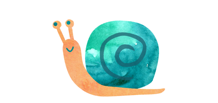 でんでんむしむしかたつむりのイラスト