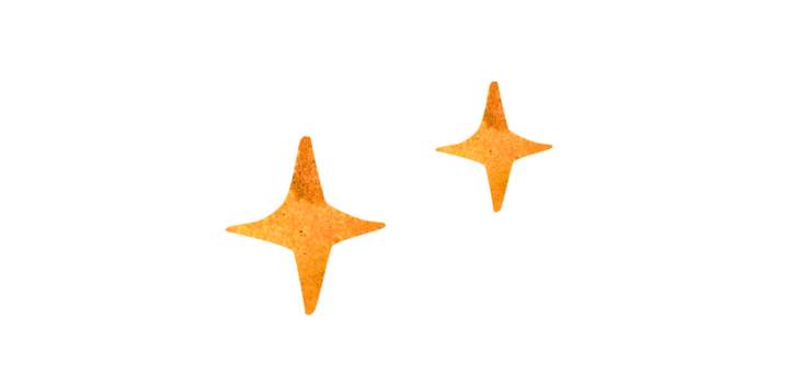 キラキラひかるイラスト