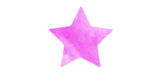 ピンクのお星様のイラスト