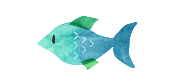 熱帯魚のイラスト