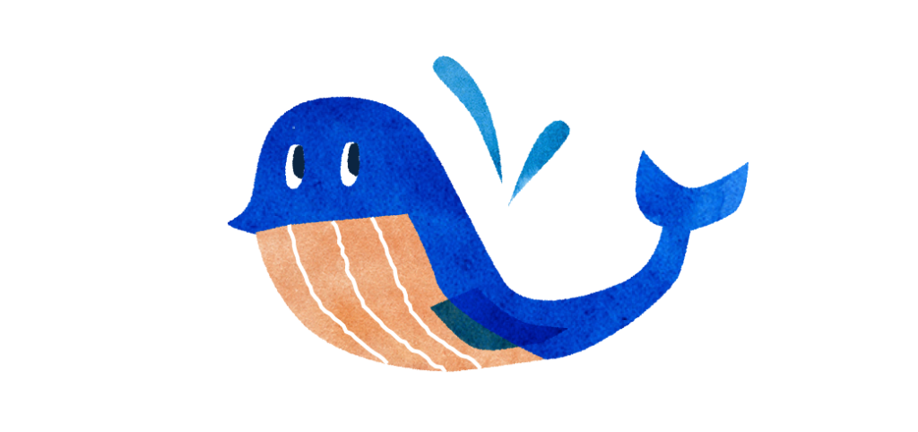 クジラのイラスト
