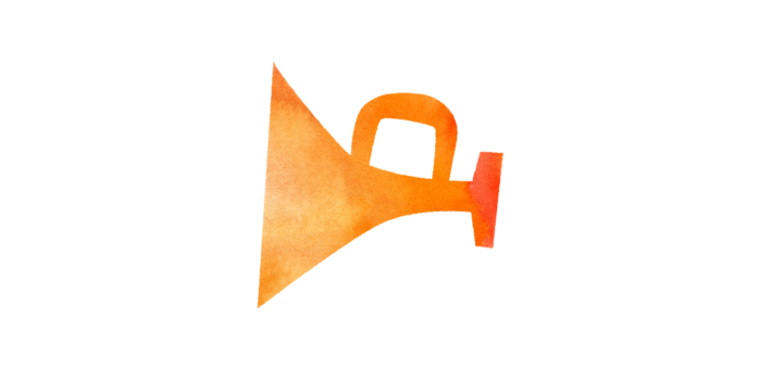 おもちゃのラッパのイラスト