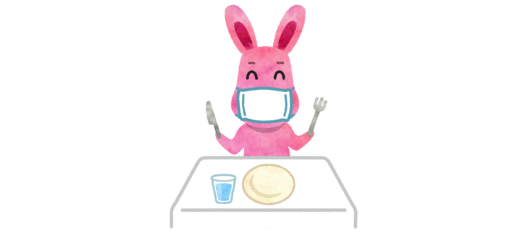 イタリアンレストランでのマナーイラスト