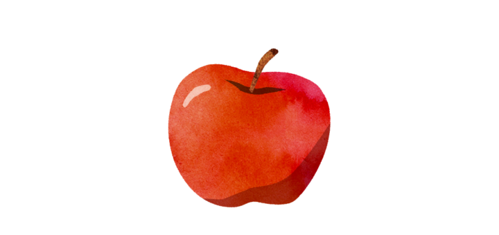 リンゴのイラスト