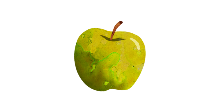 あおりんごのイラスト