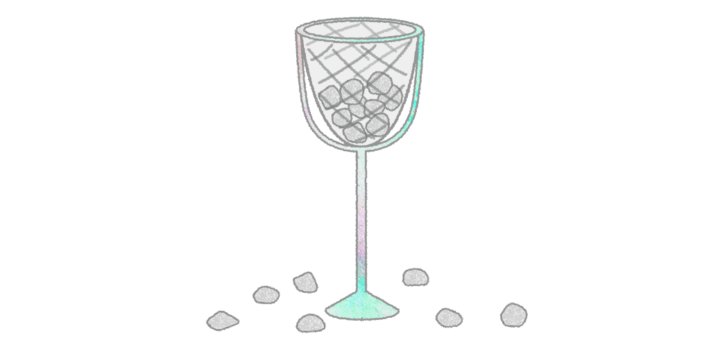 白組の玉入れネット