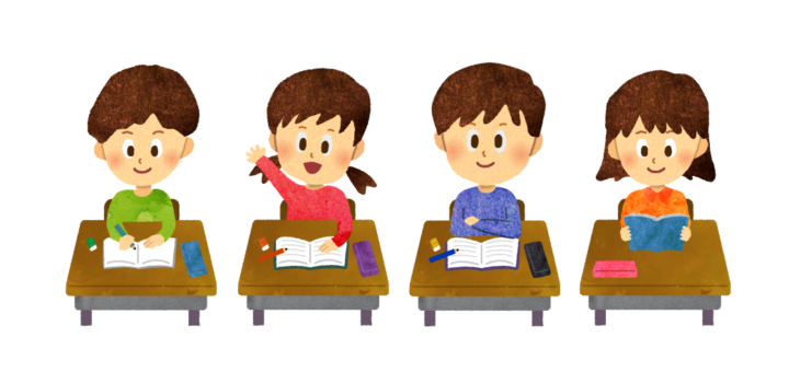 元気な小学生たち