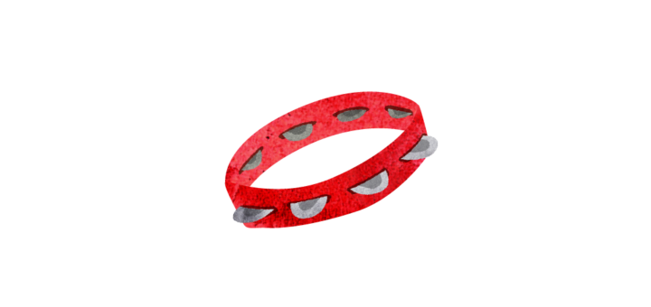 赤いタンバリン