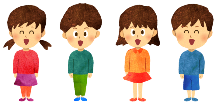歌う子供達